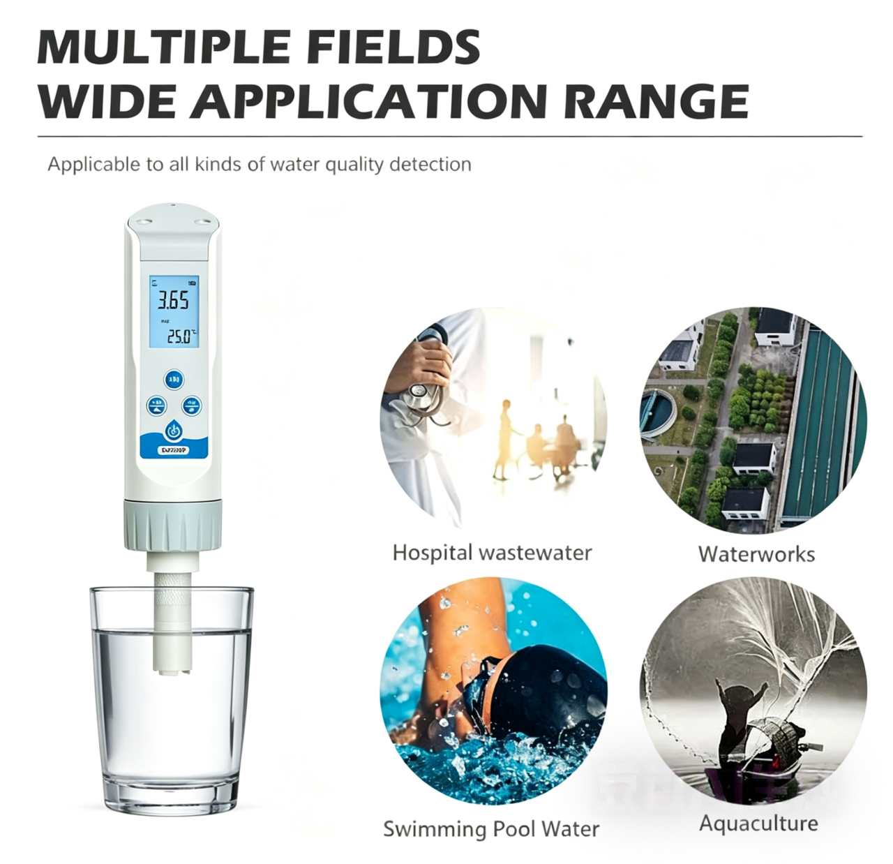 0-20PPM Potentiometric Polarography Portable Dissolved Ozone Water Meter