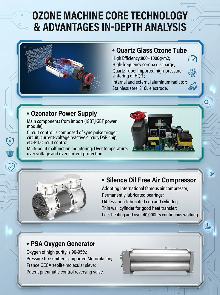 Corona discharge quartz ozone tube for OzonLaundry system, high efficiency and long lifespan.jpg